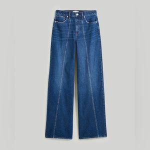 Madewell - Superwide-Leg Jeans in Carrington Wash (Twisted-Seam Edition)